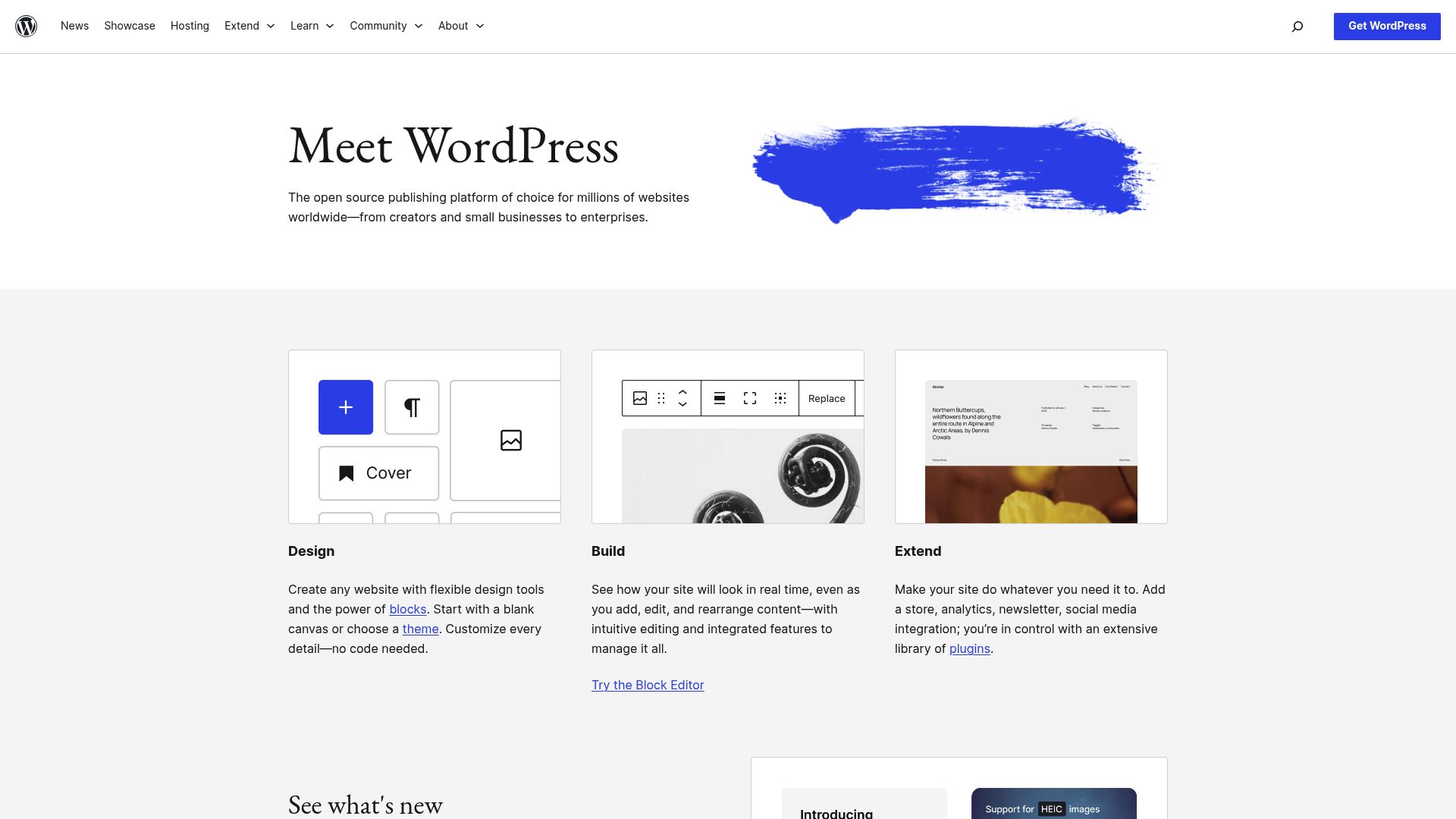 WordPress dashboard screenshot showing the customization interface