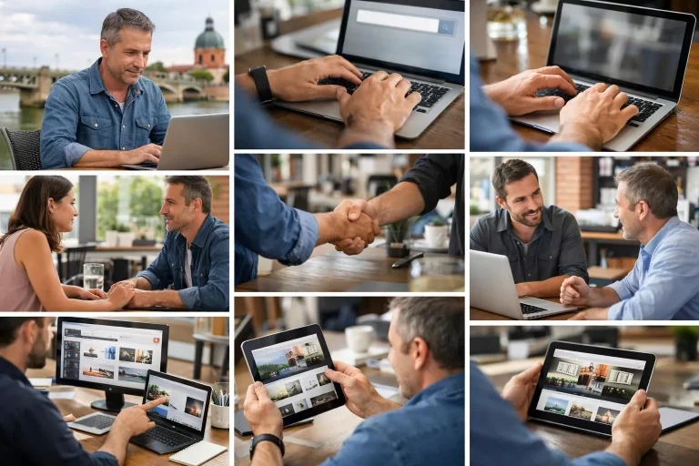 Création site internet Toulouse PME: un collage authentique des étapes pour choisir la bonne agence web en 2026.